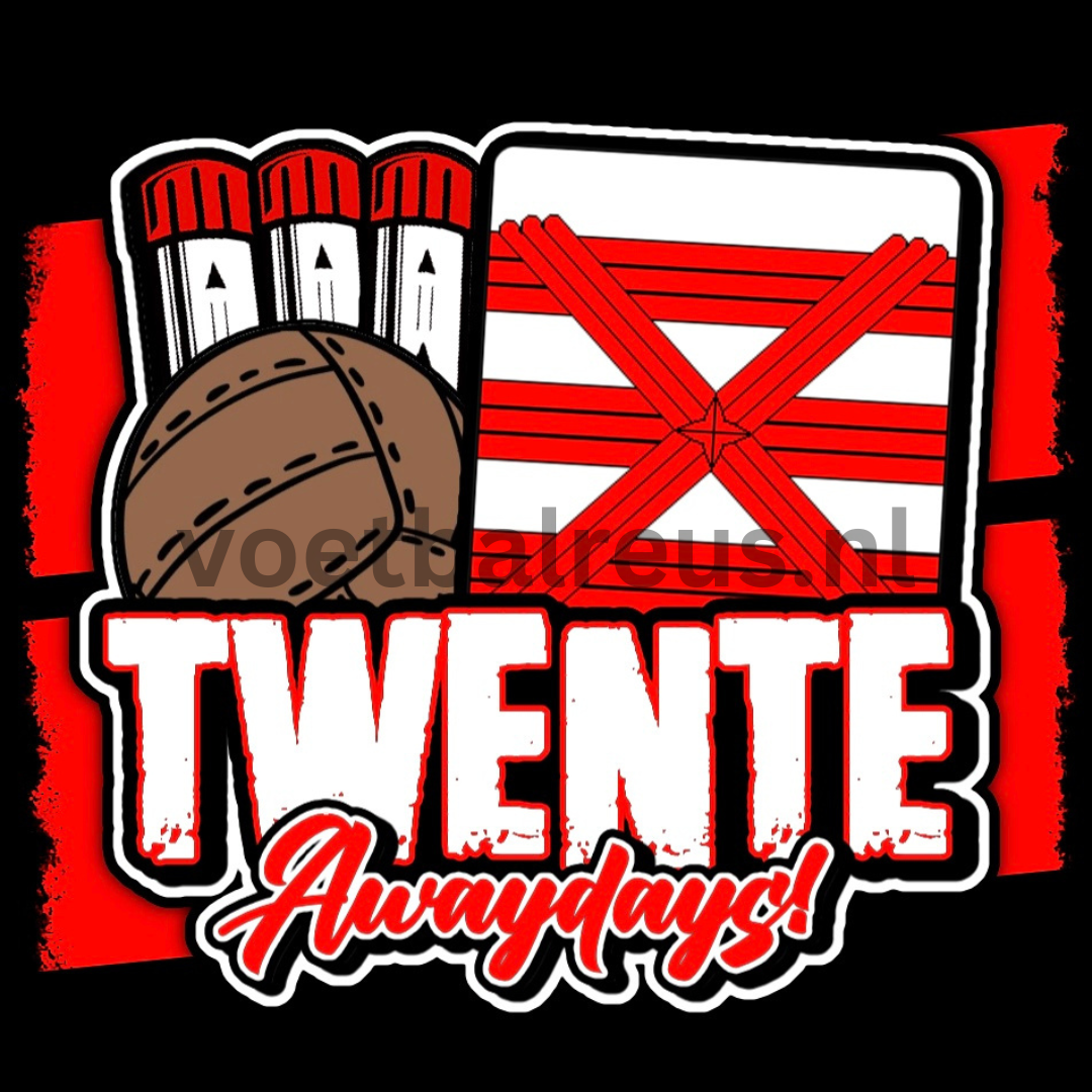 Sticker Twente Awaydays – 8×8 cm