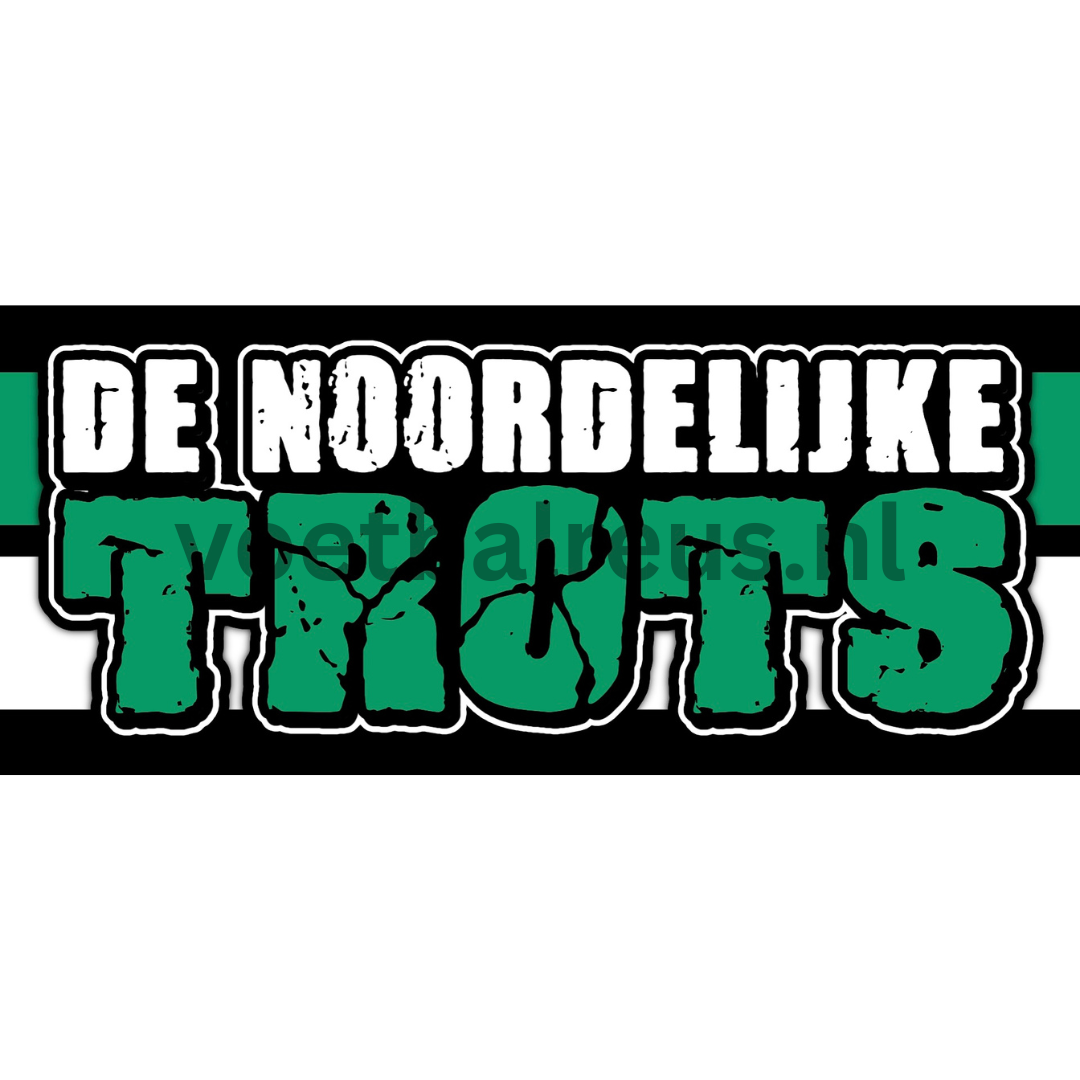 Sticker De noordelijke Trots – 10×4 cm